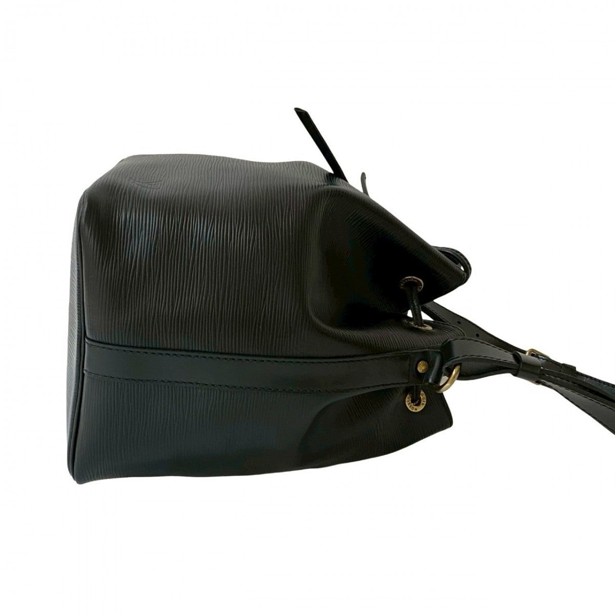 LOUIS VUITTON Shoulder Bag M59012 leather black Epi Petit Noe