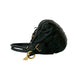 PRADA Handbag leather black logo Metal Women Used Authentic