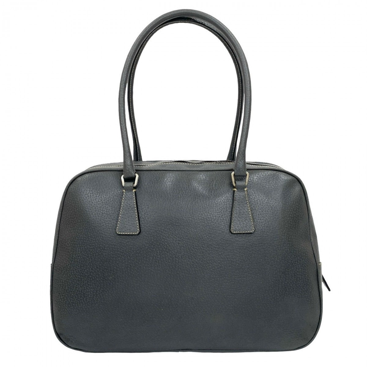PRADA Handbag leather gray