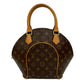 LOUIS VUITTON Handbag M51127 leather Brown Monogram Ellipse PM