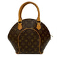 LOUIS VUITTON Handbag M51127 leather Brown Monogram Ellipse PM
