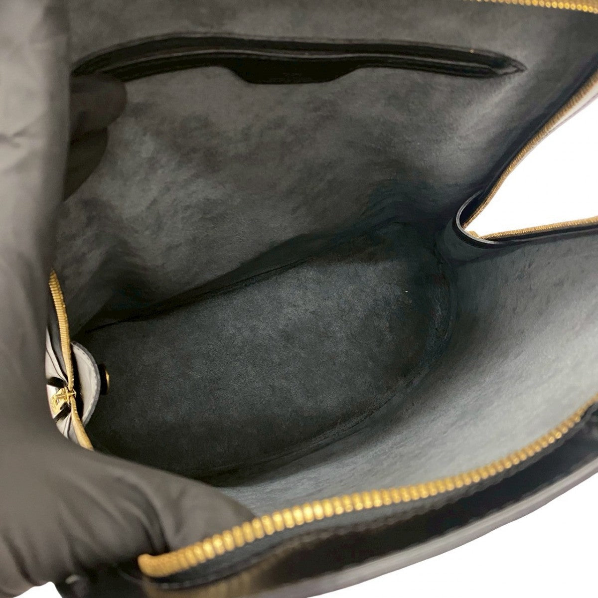 LOUIS VUITTON Backpack M52292 Epi Leather black Epi Coblanc