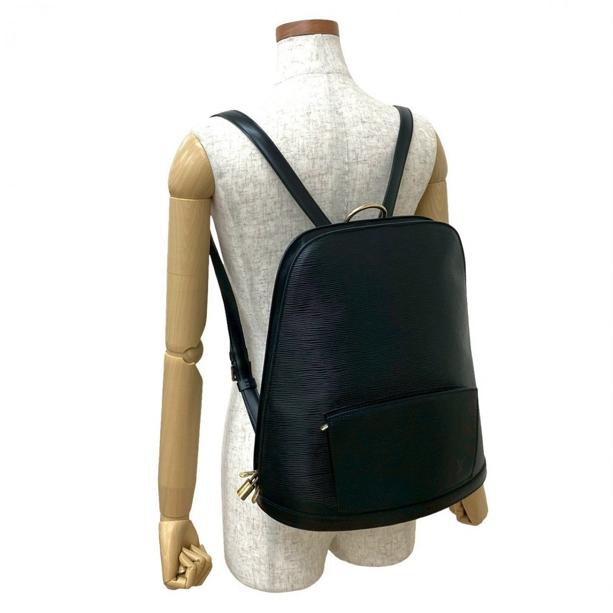 LOUIS VUITTON Backpack M52292 Epi Leather black Epi Coblanc
