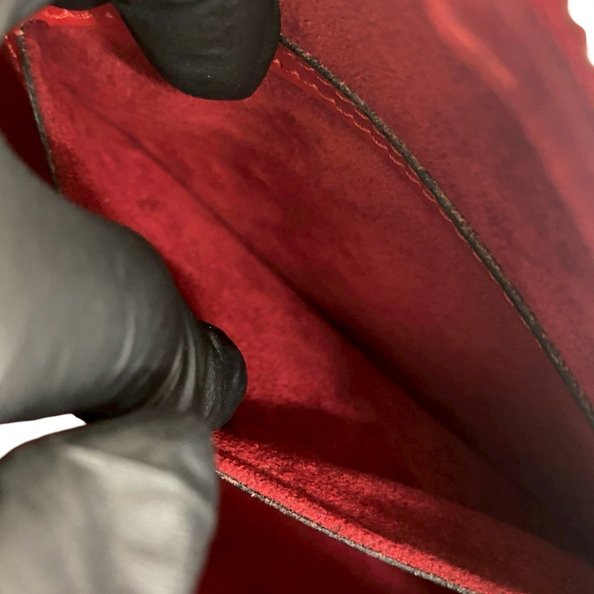 LOUIS VUITTON Handbag M52227 Epi Leather Red Epi Suflo