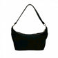 PRADA Handbag Nylon, Leather black Triangle Logo Metal Women Used Authentic