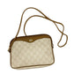 GUCCI Shoulder Bag leather white
