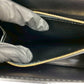 LOUIS VUITTON Handbag leather black Epi Malesherbes