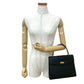 LOUIS VUITTON Handbag leather black Epi Malesherbes