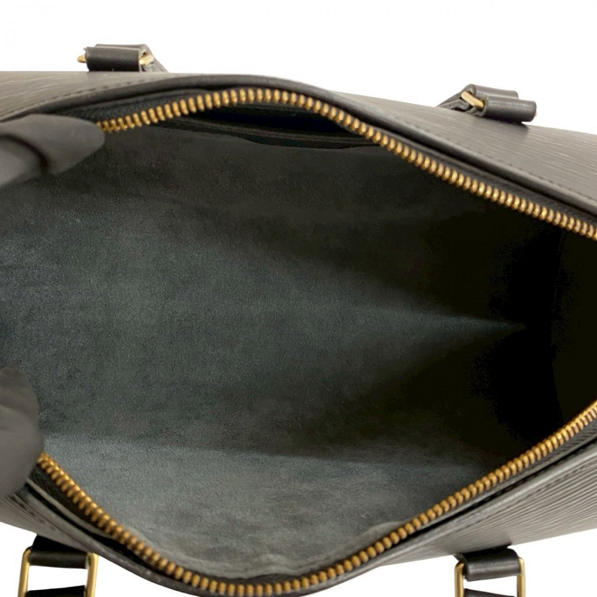 LOUIS VUITTON Handbag Epi Leather black Epi Suflo