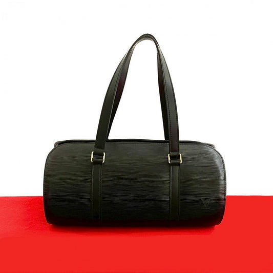 LOUIS VUITTON Handbag Epi Leather black Epi Suflo