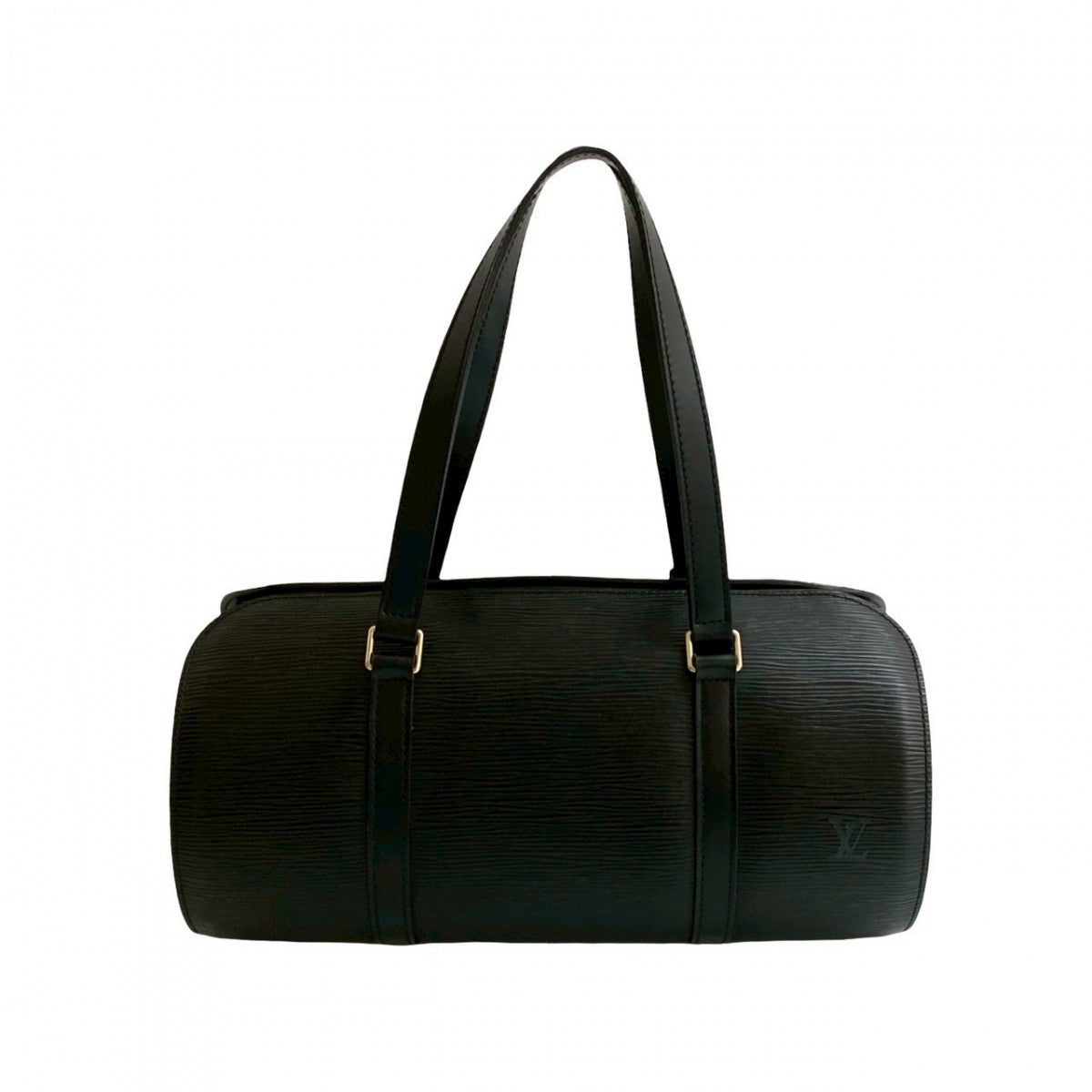 LOUIS VUITTON Handbag Epi Leather black Epi Suflo