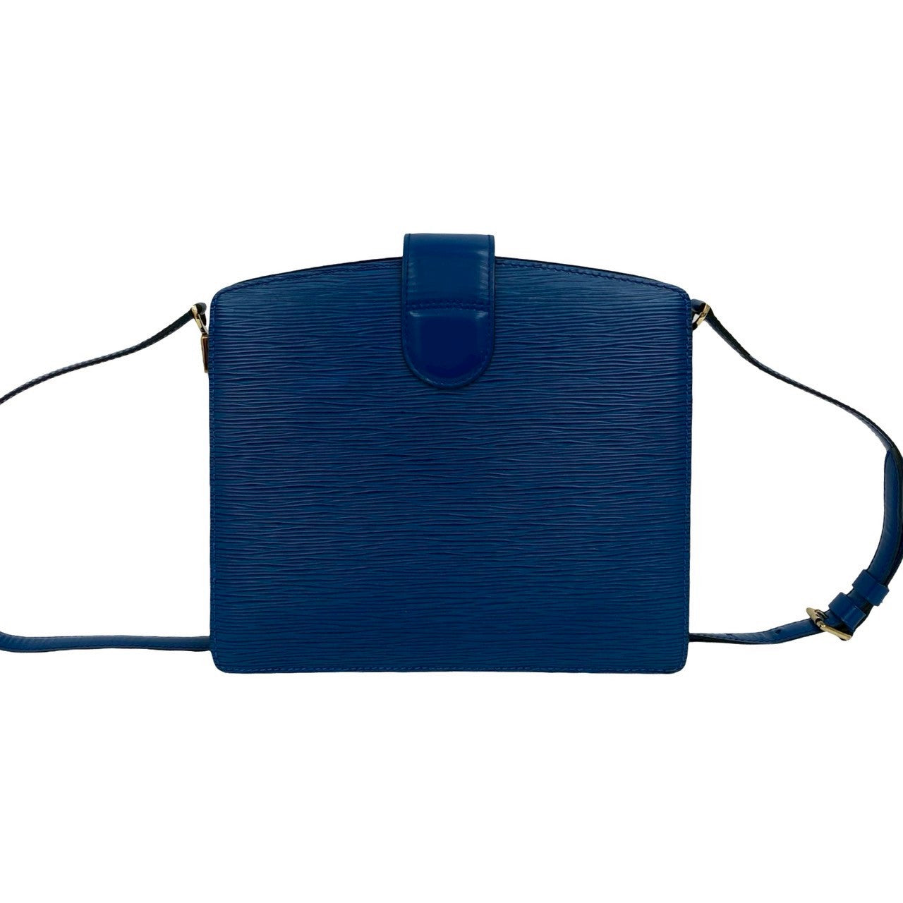 LOUIS VUITTON Shoulder Bag Epi Leather blue Epi Capuchin
