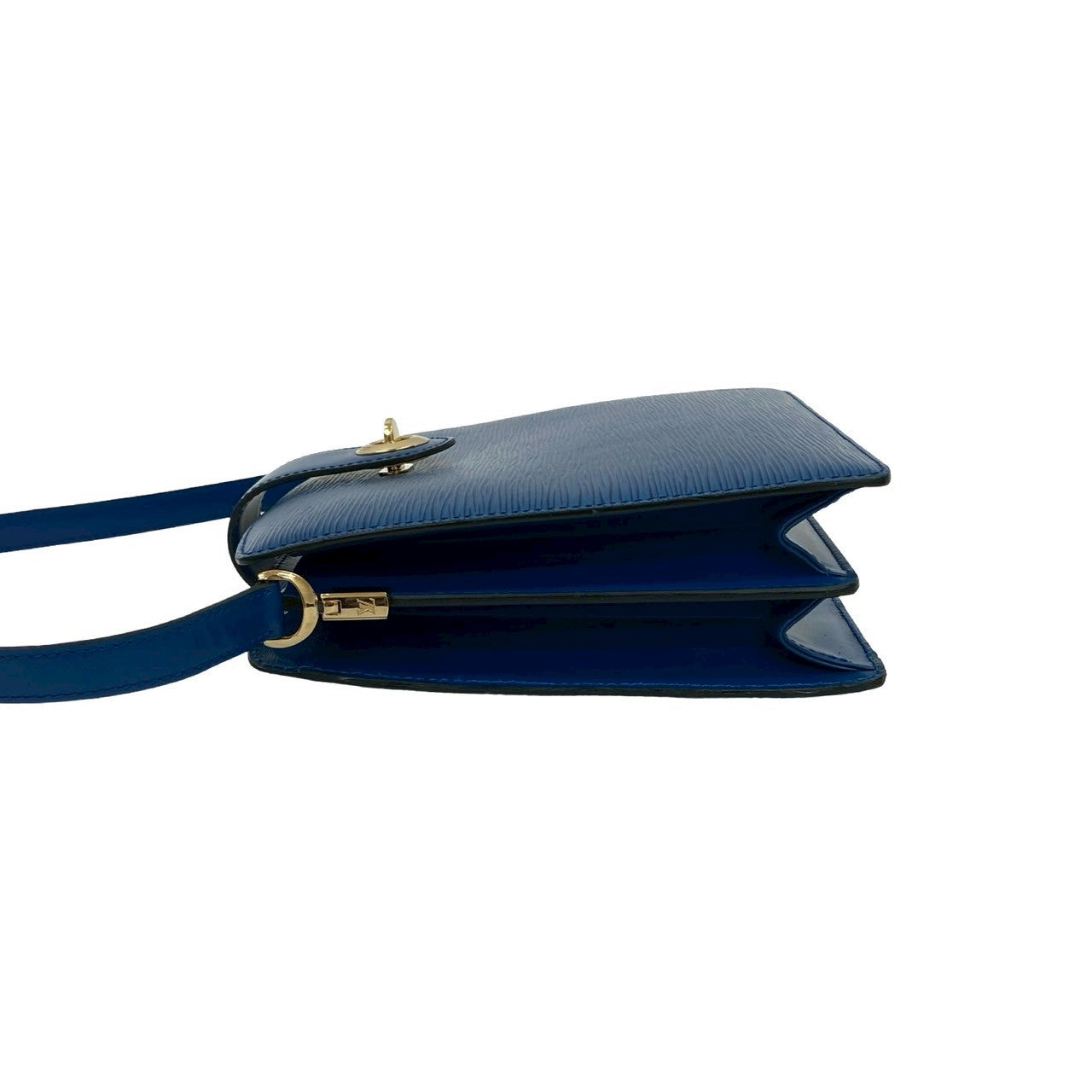 LOUIS VUITTON Shoulder Bag Epi Leather blue Epi Capuchin
