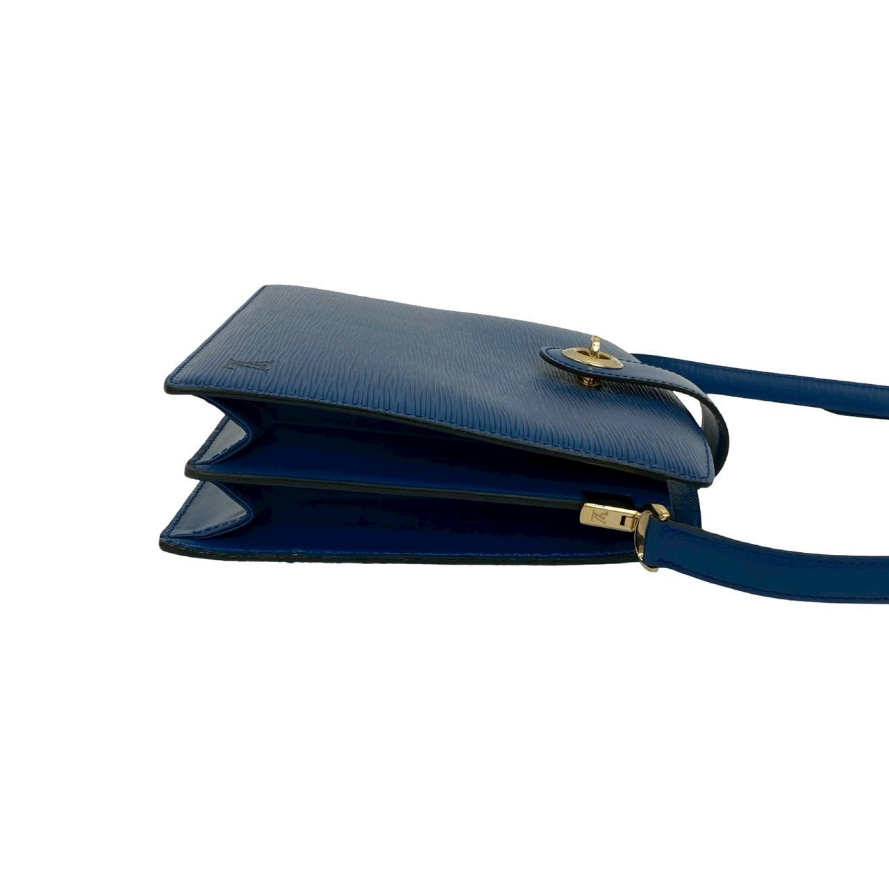 LOUIS VUITTON Shoulder Bag Epi Leather blue Epi Capuchin