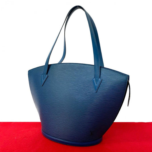 LOUIS VUITTON Tote Bag M52265 Epi Leather blue Epi Sunjack shopping