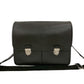 LOUIS VUITTON Shoulder Bag leather black Taiga Alexei