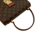 LOUIS VUITTON Handbag leather Brown Monogram Concorde