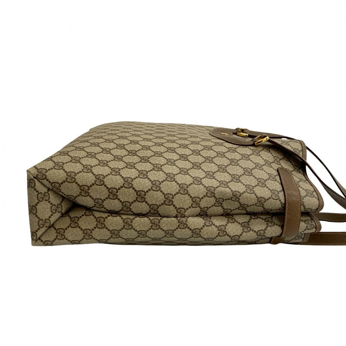 GUCCI Tote Bag leather Brown