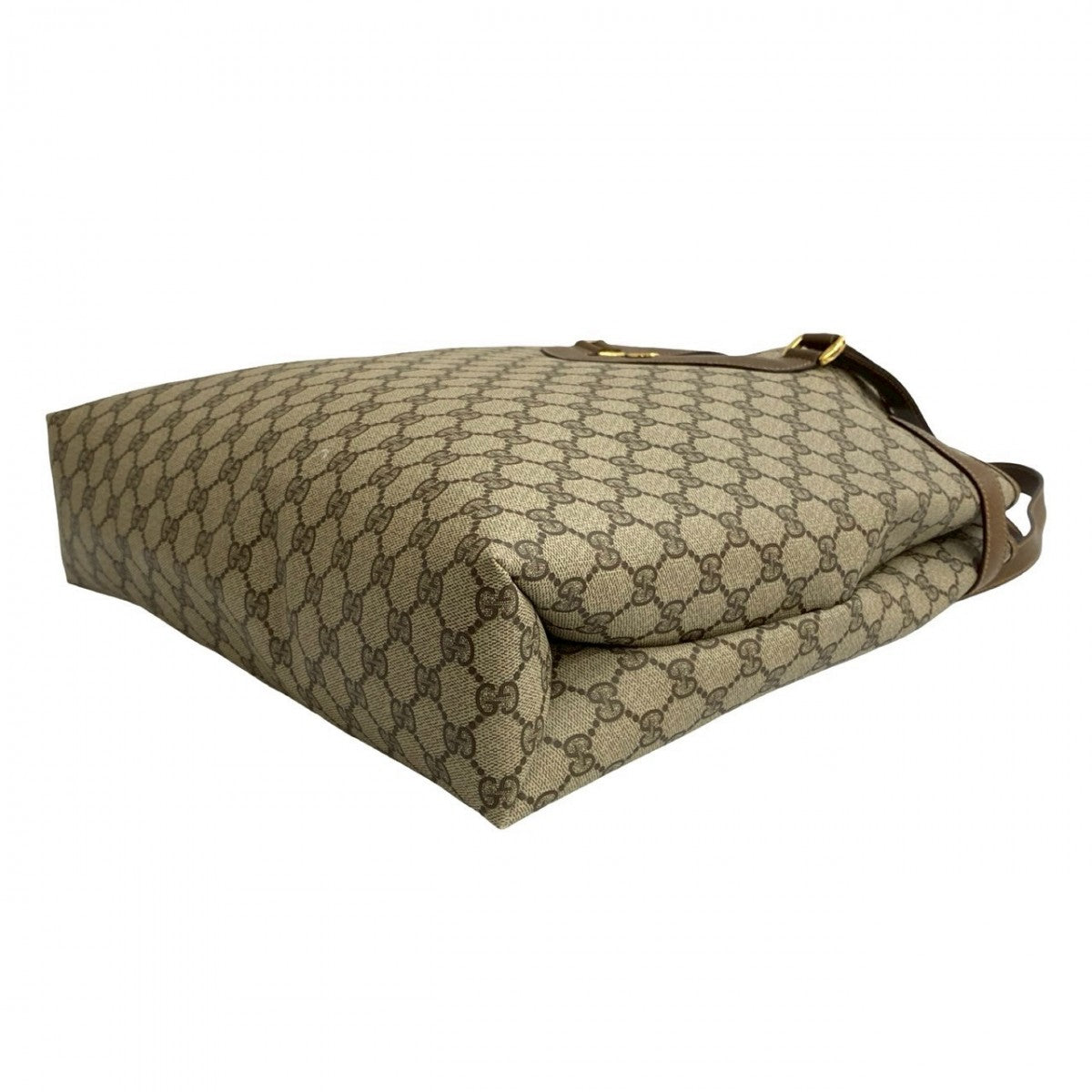 GUCCI Tote Bag leather Brown