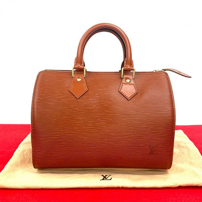 LOUIS VUITTON Handbag M43013 leather Brown Epi Speedy 25
