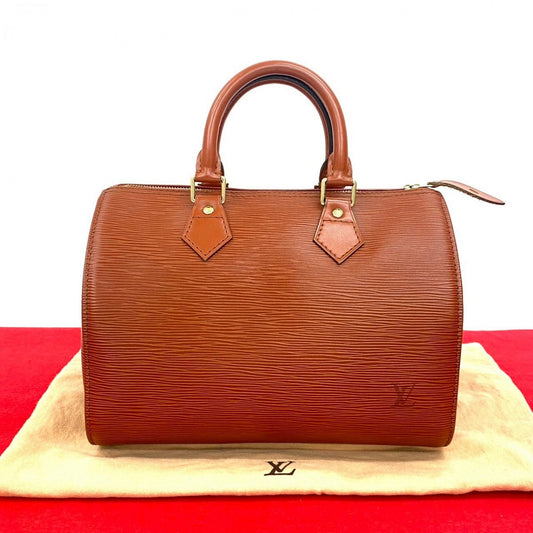 LOUIS VUITTON Handbag M43013 leather Brown Epi Speedy 25