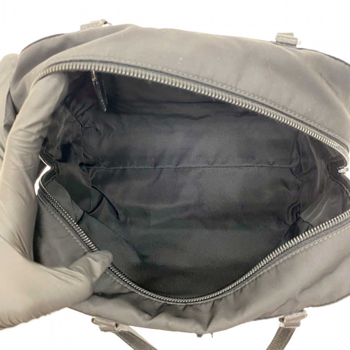 PRADA Handbag Nylon black