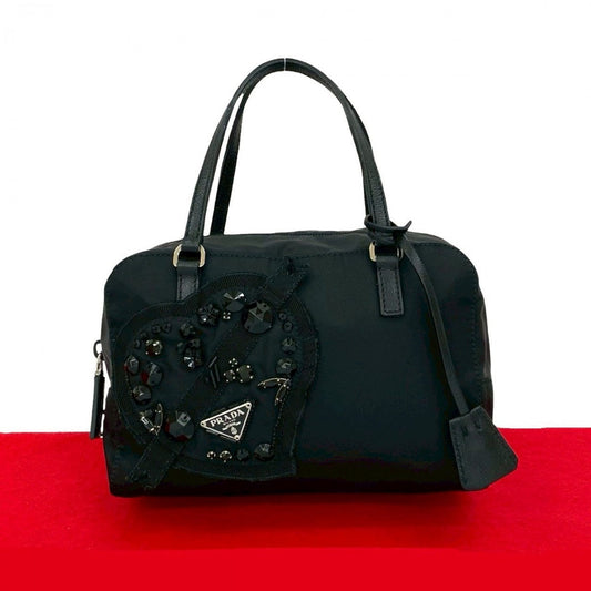 PRADA Handbag Nylon black