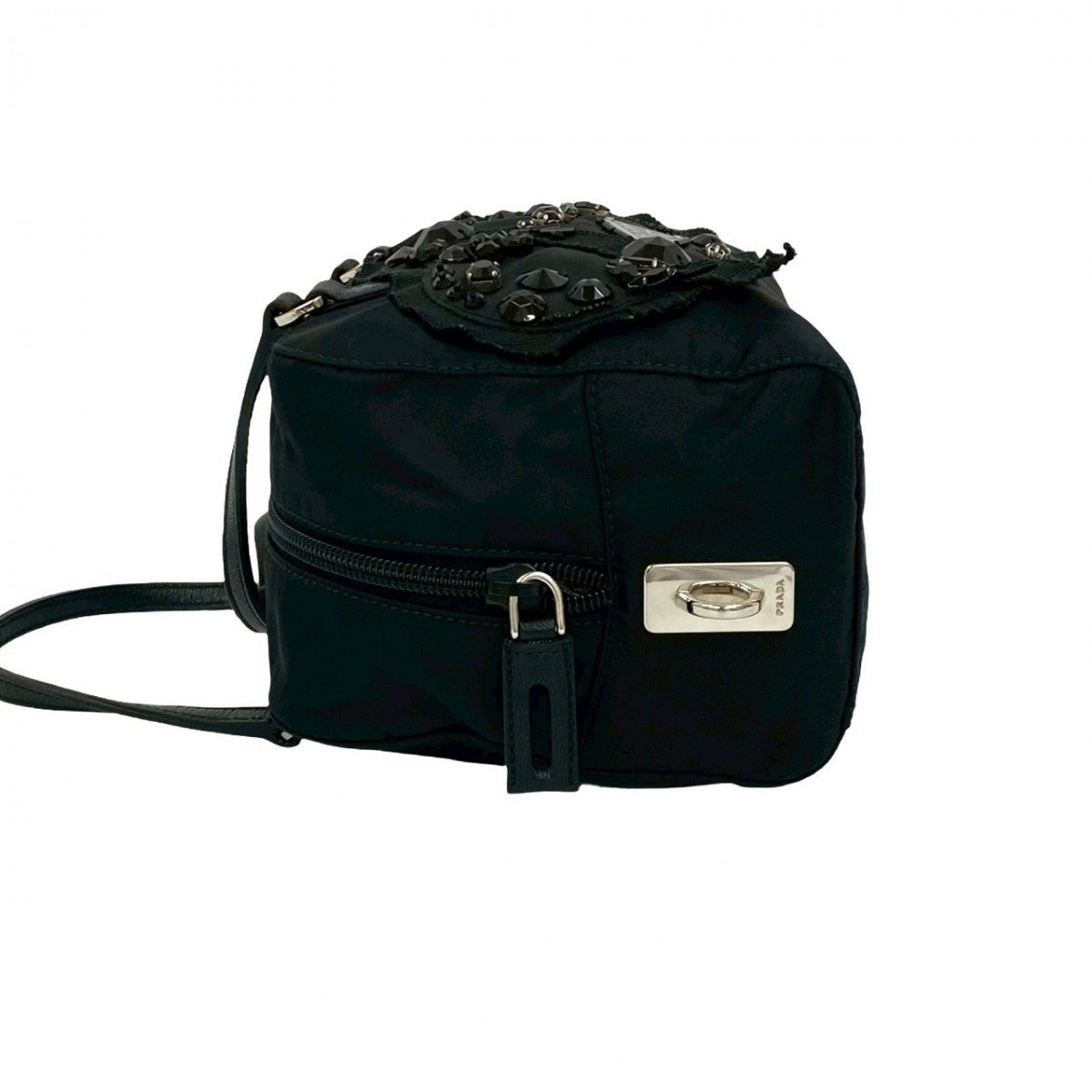 PRADA Handbag Nylon black