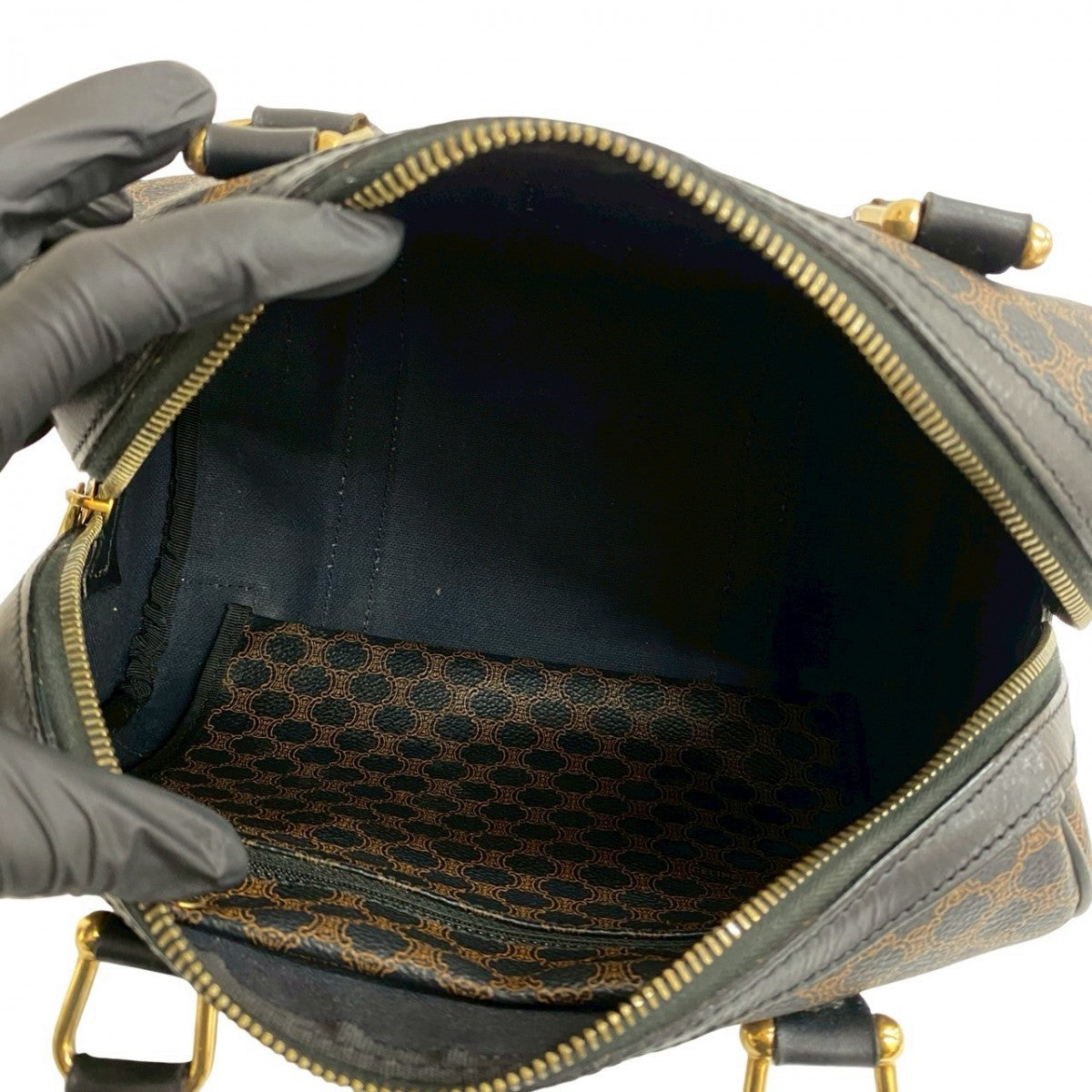 CELINE Handbag leather black