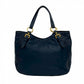 PRADA Tote Bag leather Navy