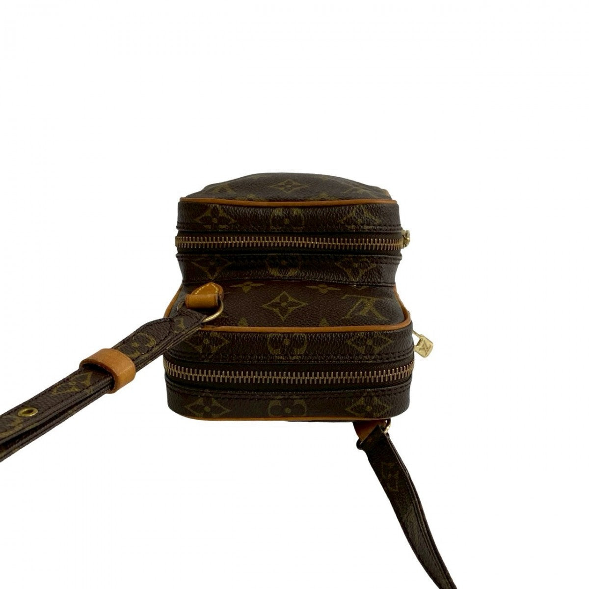 LOUIS VUITTON Shoulder Bag leather Brown Monogram Amazone