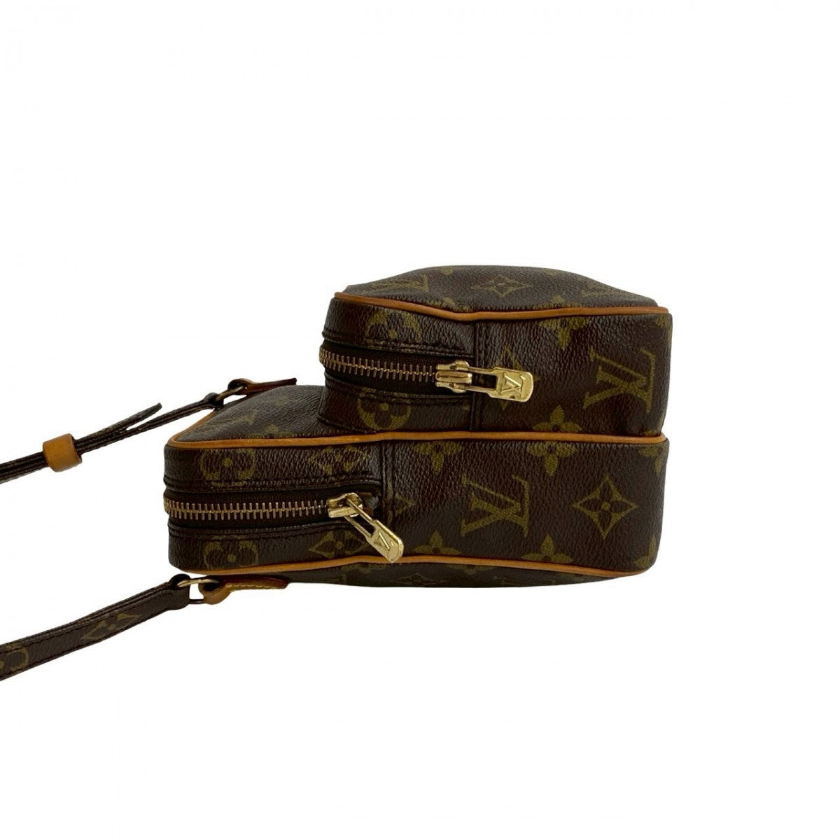 LOUIS VUITTON Shoulder Bag leather Brown Monogram Amazone