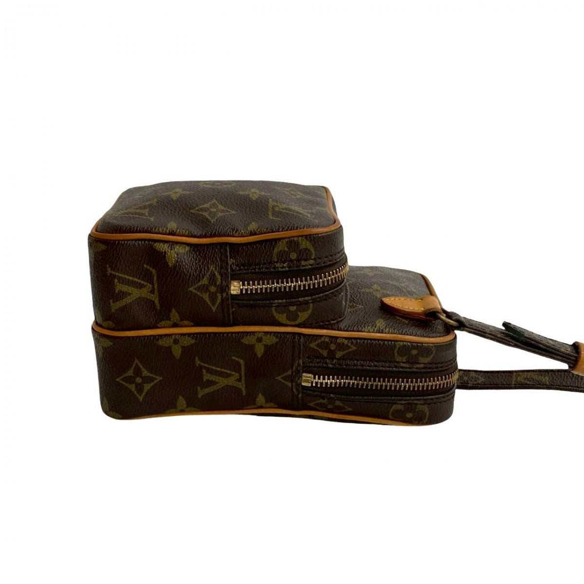 LOUIS VUITTON Shoulder Bag leather Brown Monogram Amazone