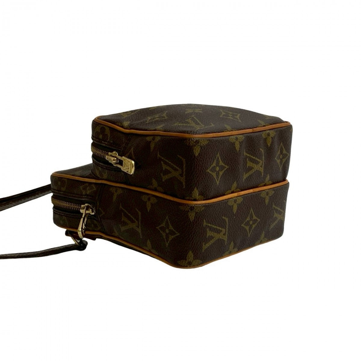 LOUIS VUITTON Shoulder Bag leather Brown Monogram Amazone
