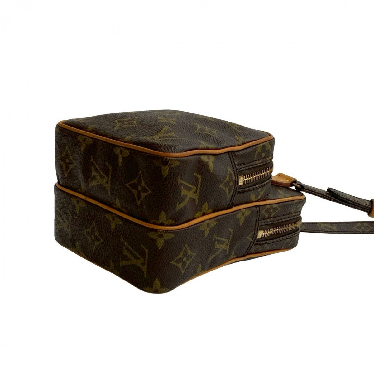 LOUIS VUITTON Shoulder Bag leather Brown Monogram Amazone