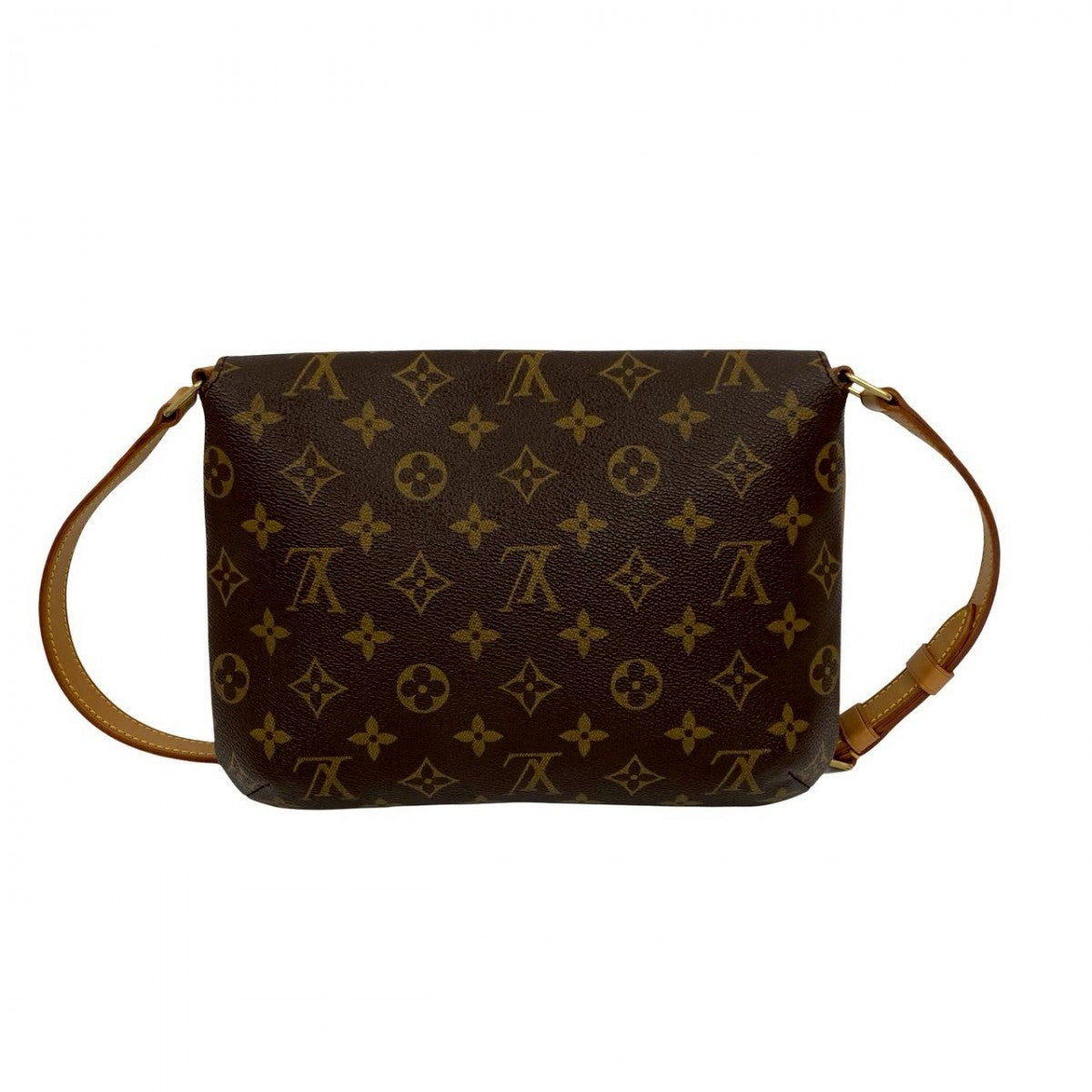 LOUIS VUITTON Shoulder Bag leather Brown Monogram Musette Tango