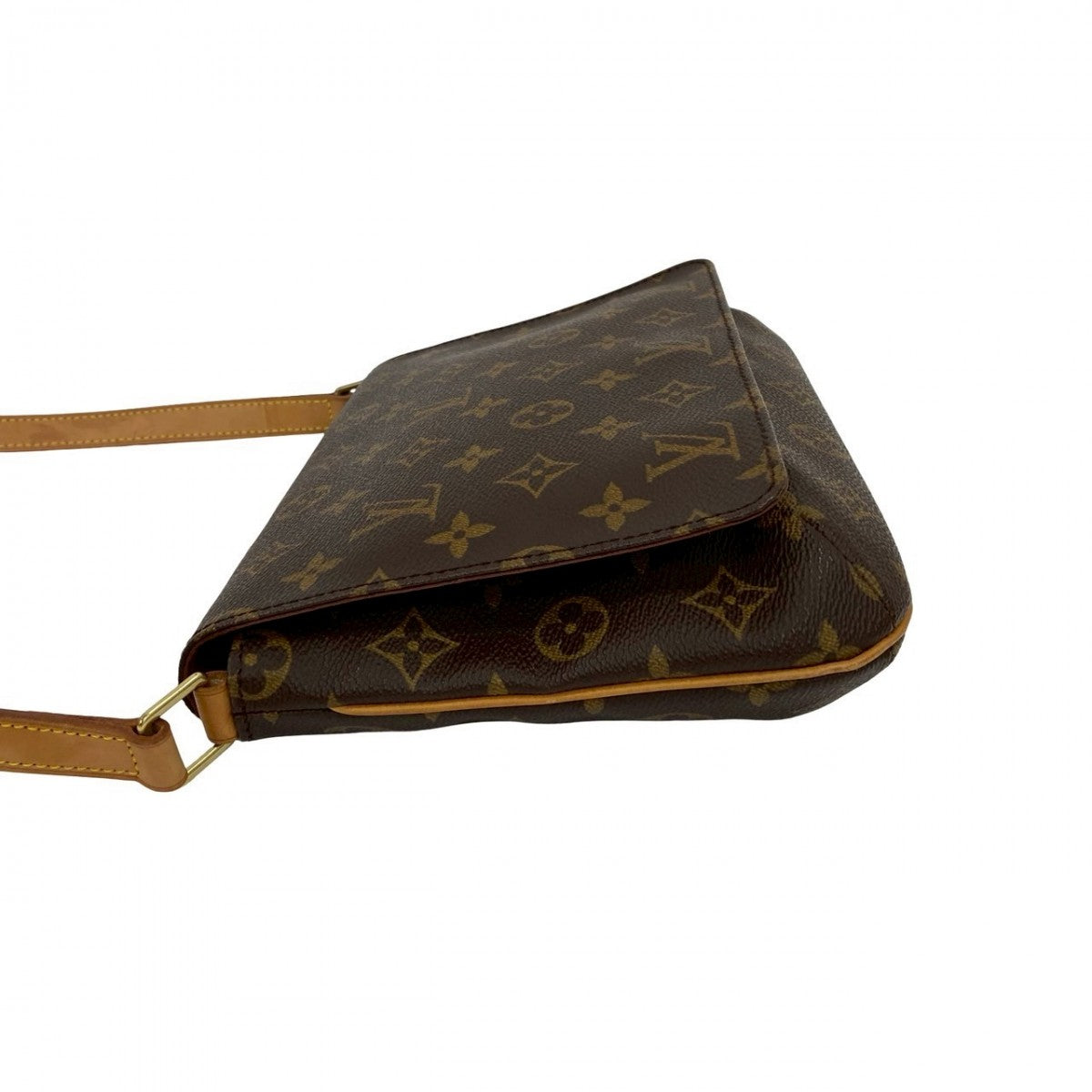 LOUIS VUITTON Shoulder Bag leather Brown Monogram Musette Tango