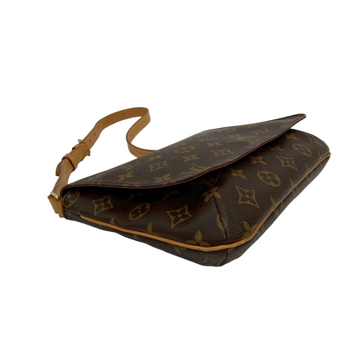 LOUIS VUITTON Shoulder Bag leather Brown Monogram Musette Tango