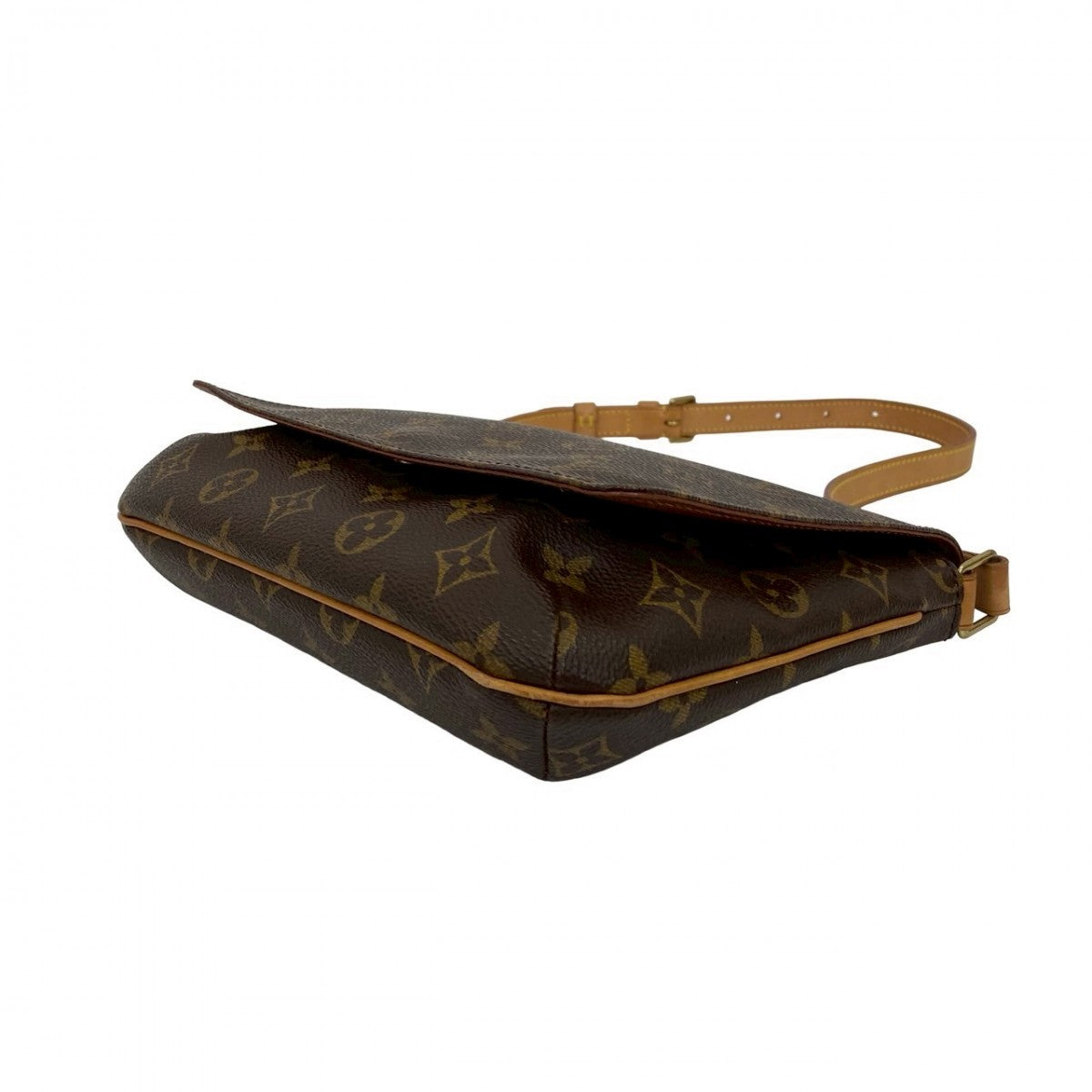 LOUIS VUITTON Shoulder Bag leather Brown Monogram Musette Tango