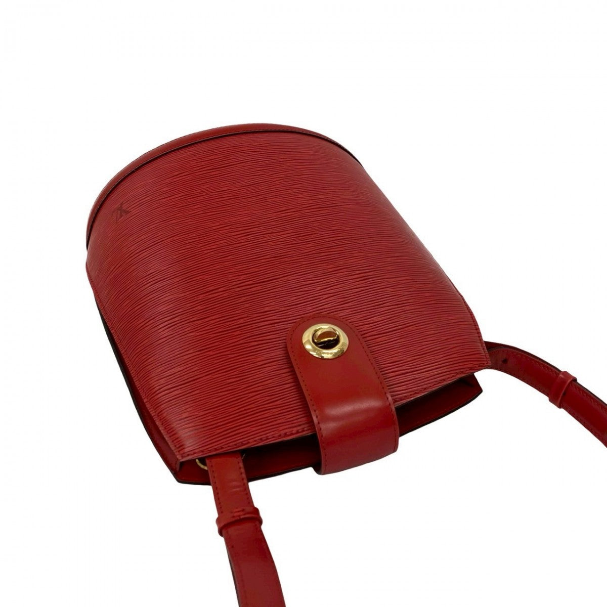 LOUIS VUITTON Shoulder Bag Epi Leather Red Cluny
