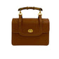 GUCCI Shoulder Bag leather Brown Bamboo