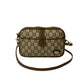 GUCCI Shoulder Bag leather Brown