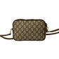 GUCCI Shoulder Bag leather Brown
