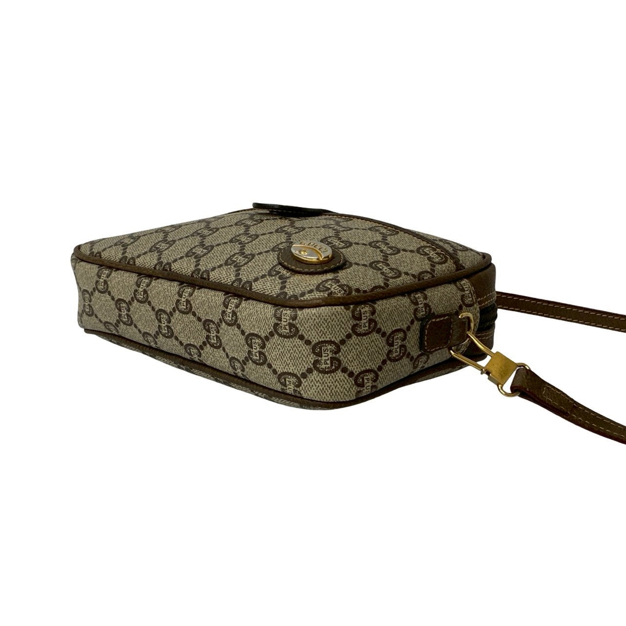 GUCCI Shoulder Bag leather Brown