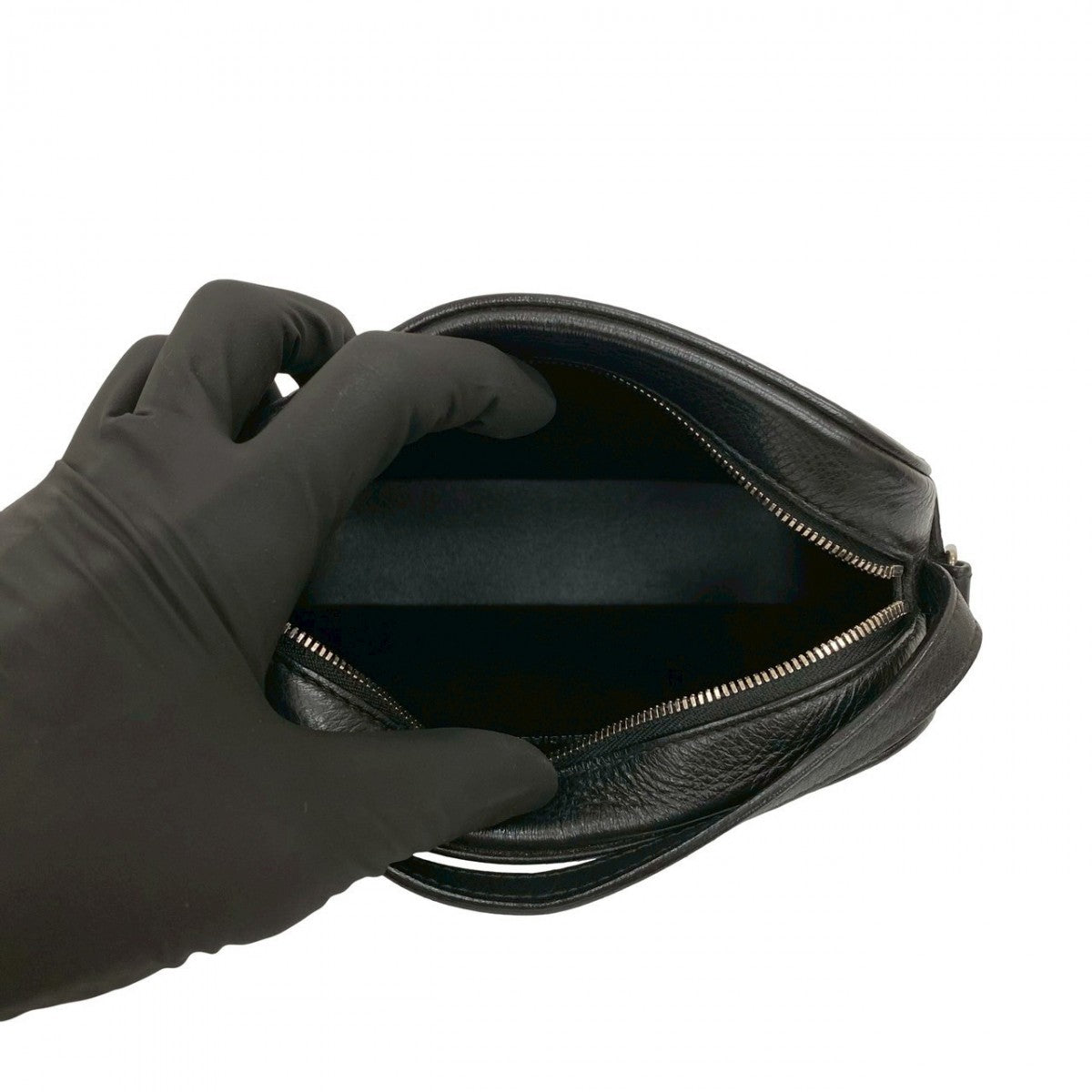 BALENCIAGA Shoulder Bag leather black Everyday camera bag S