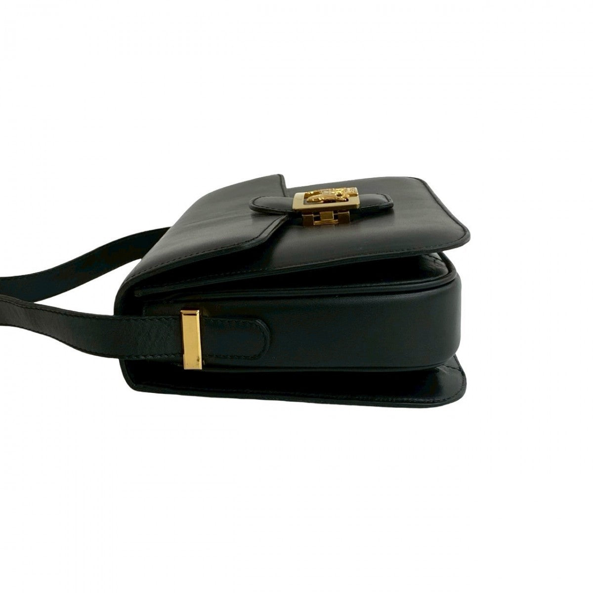 CELINE Shoulder Bag leather black
