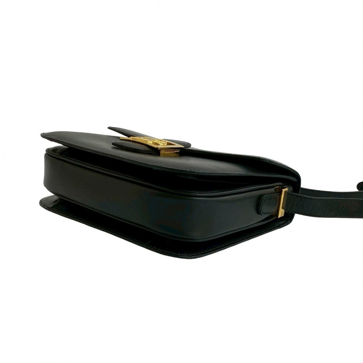 CELINE Shoulder Bag leather black