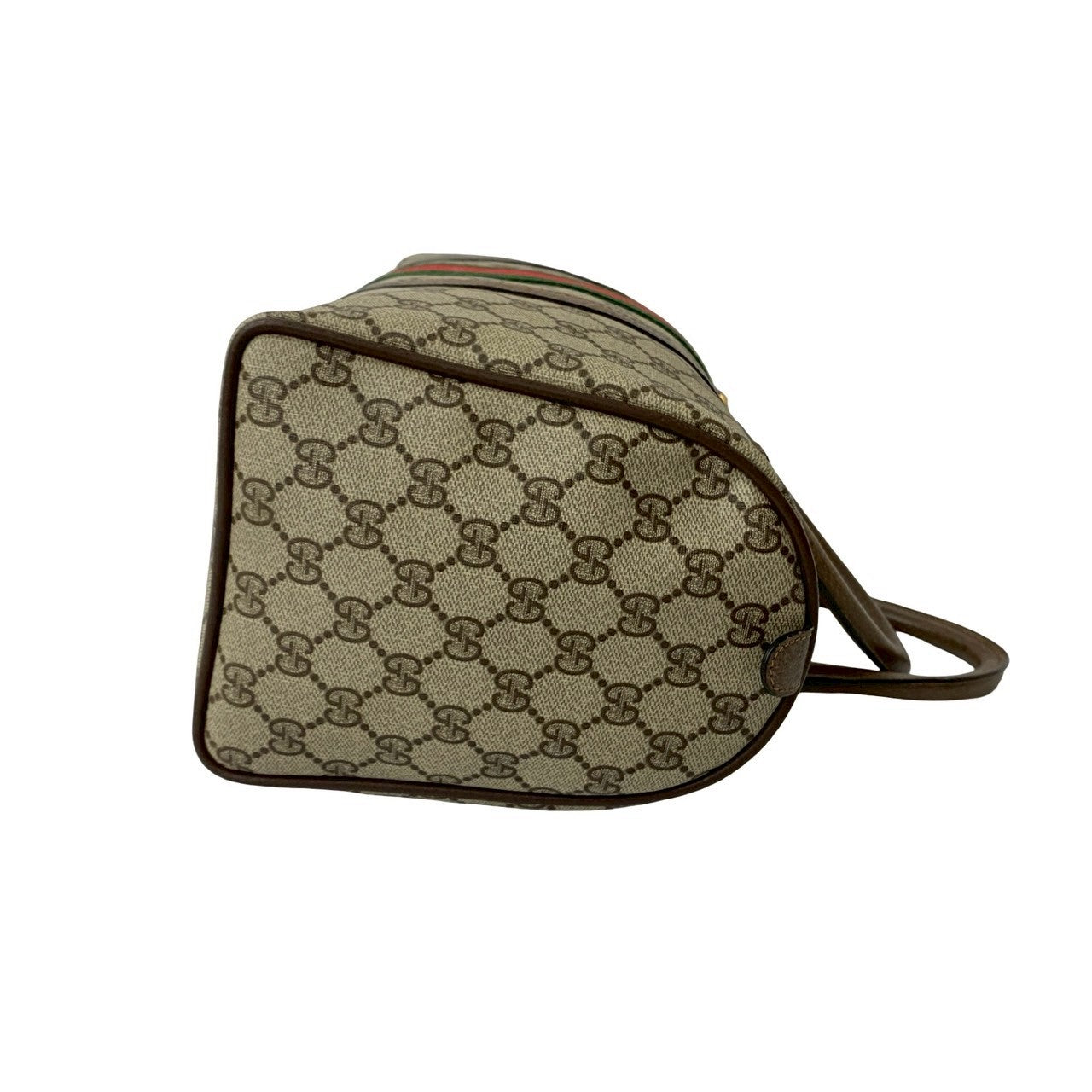 GUCCI Boston Duffel bag leather Brown Sherry line