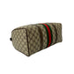 GUCCI Boston Duffel bag leather Brown Sherry line