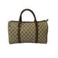 GUCCI Boston Duffel bag leather Brown